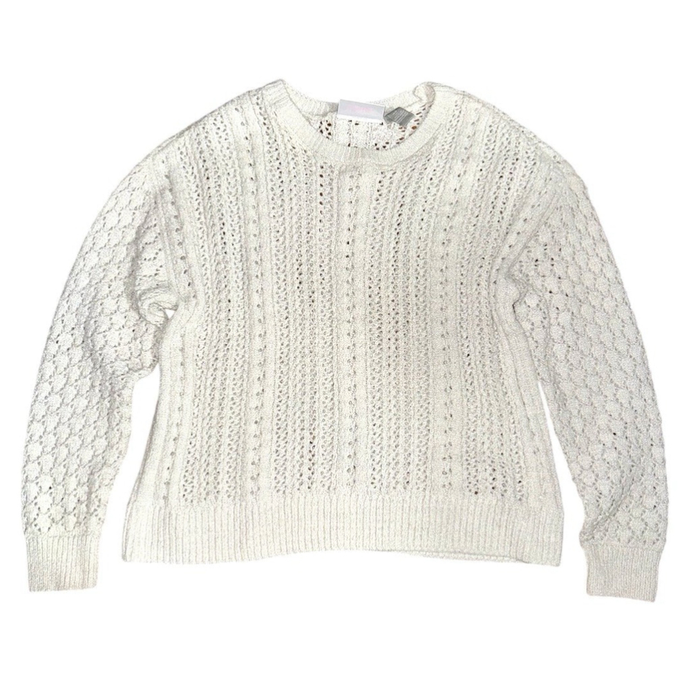 Children’s Place Girls Sweater -Ivory size 7/8
